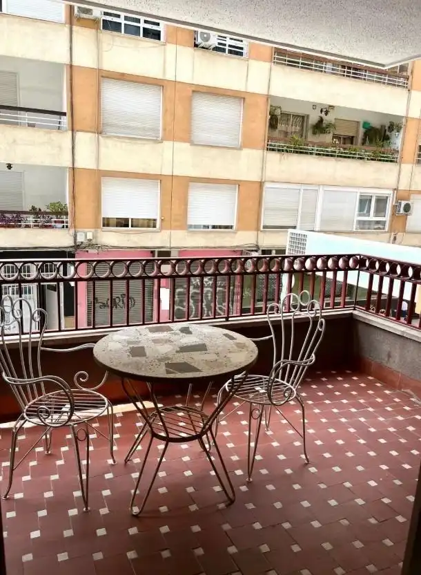 Balcony of Flat for rent in Granada  with Heating