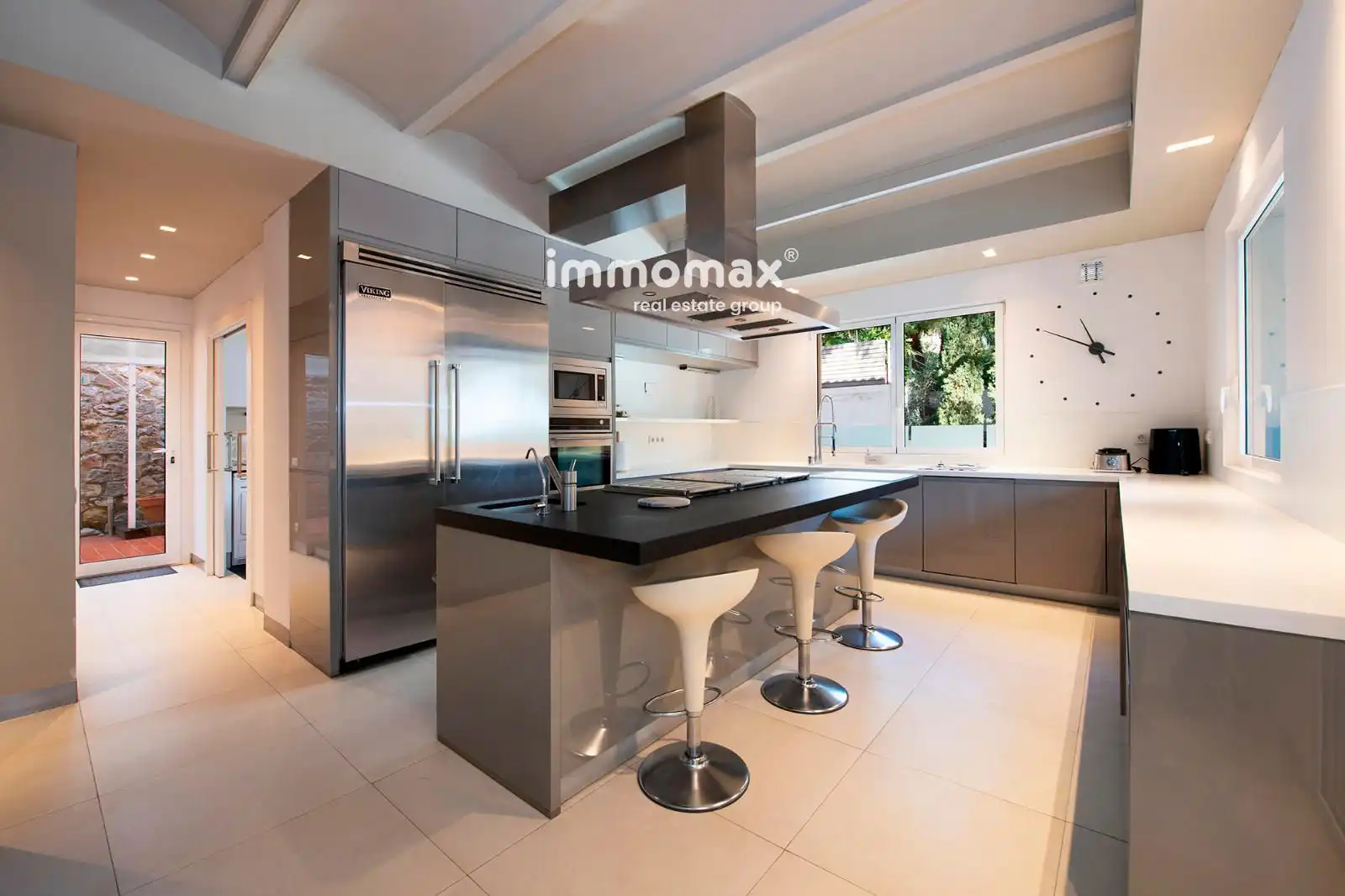 Cocina de Casa o chalet en venta en Barcelona con Aire acondicionado, Calefacción y Terraza