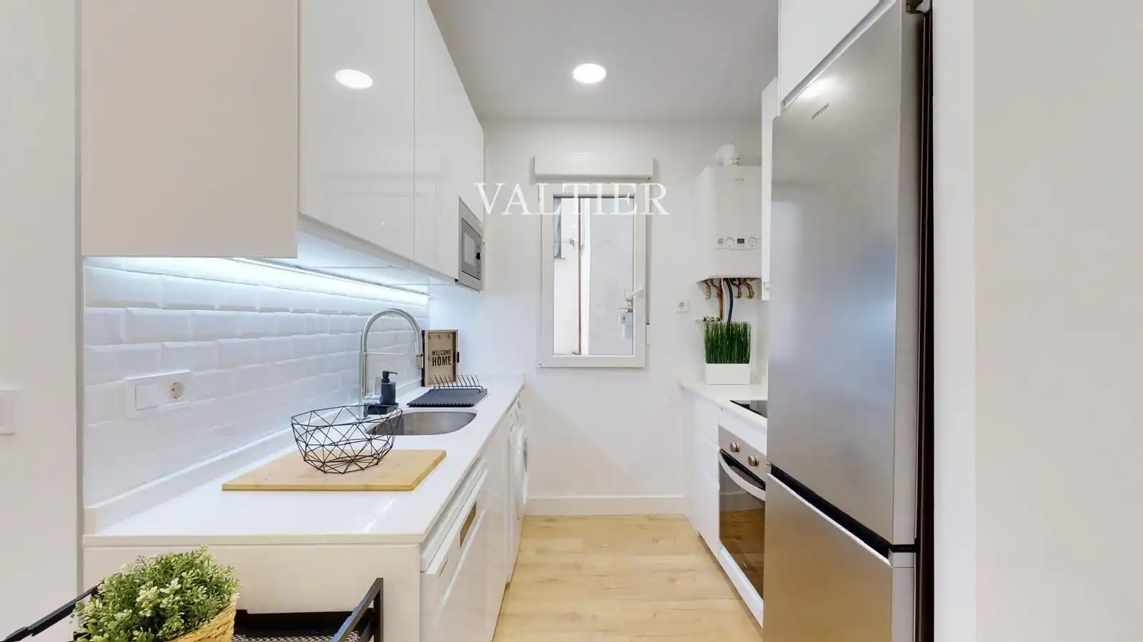 Kitchen of Flat for rent in Madrid  with Furnished