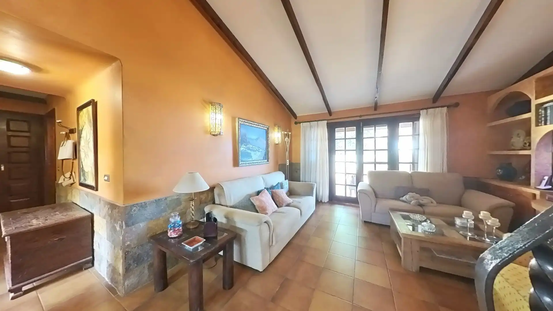 Living room of Detached homes for sale in San Miguel de Abona  with Private garden, Terrace and Furnished
