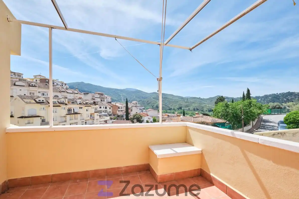 Balcony of Flat for rent in Cenes de la Vega  with Air Conditioner, Heating and Private garden