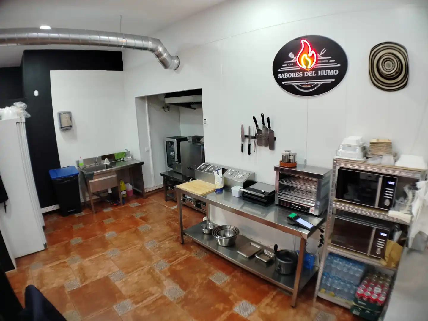 Cocina de Local en traspaso en Parla con Aire acondicionado, Calefacción y Amueblado