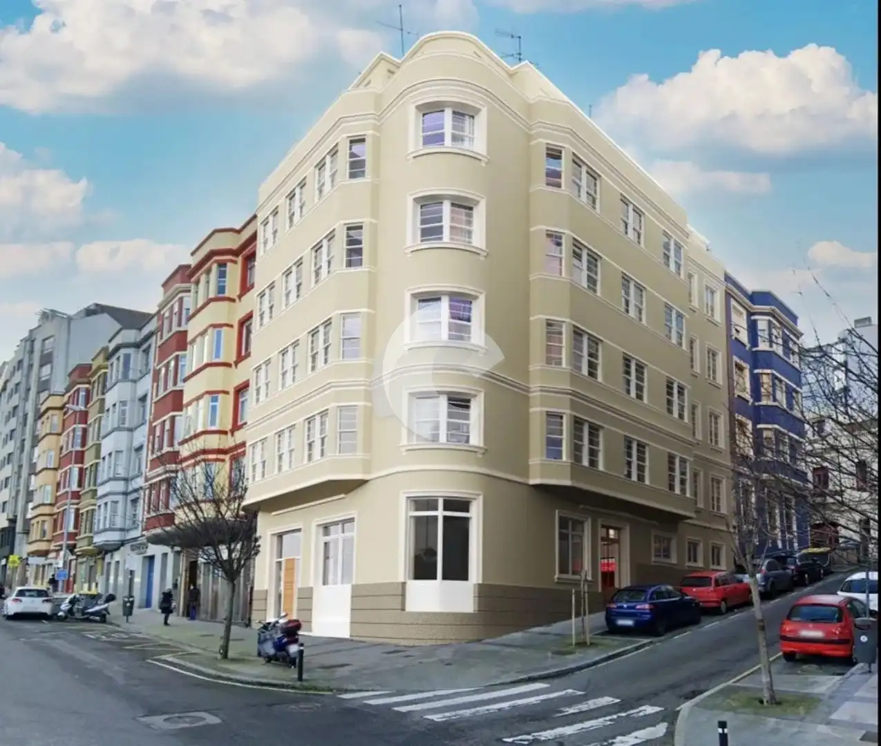Vista exterior de Pis en venda en A Coruña Capital  amb Calefacció i Terrassa
