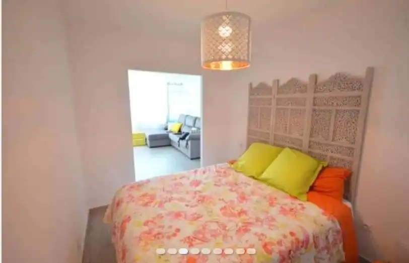 Dormitori de Apartament en venda en Estepona amb Jardí privat, Terrassa i Moblat