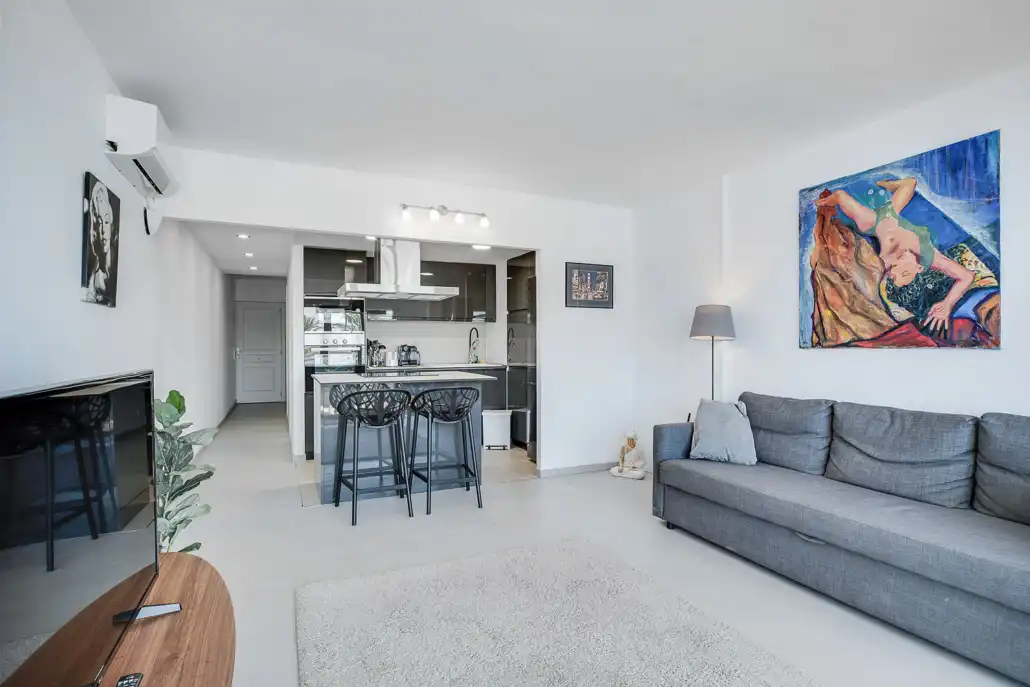 Wohnzimmer von Wohnungen zum Verkauf in Calvià mit Klimaanlage, Heizung und Terrasse