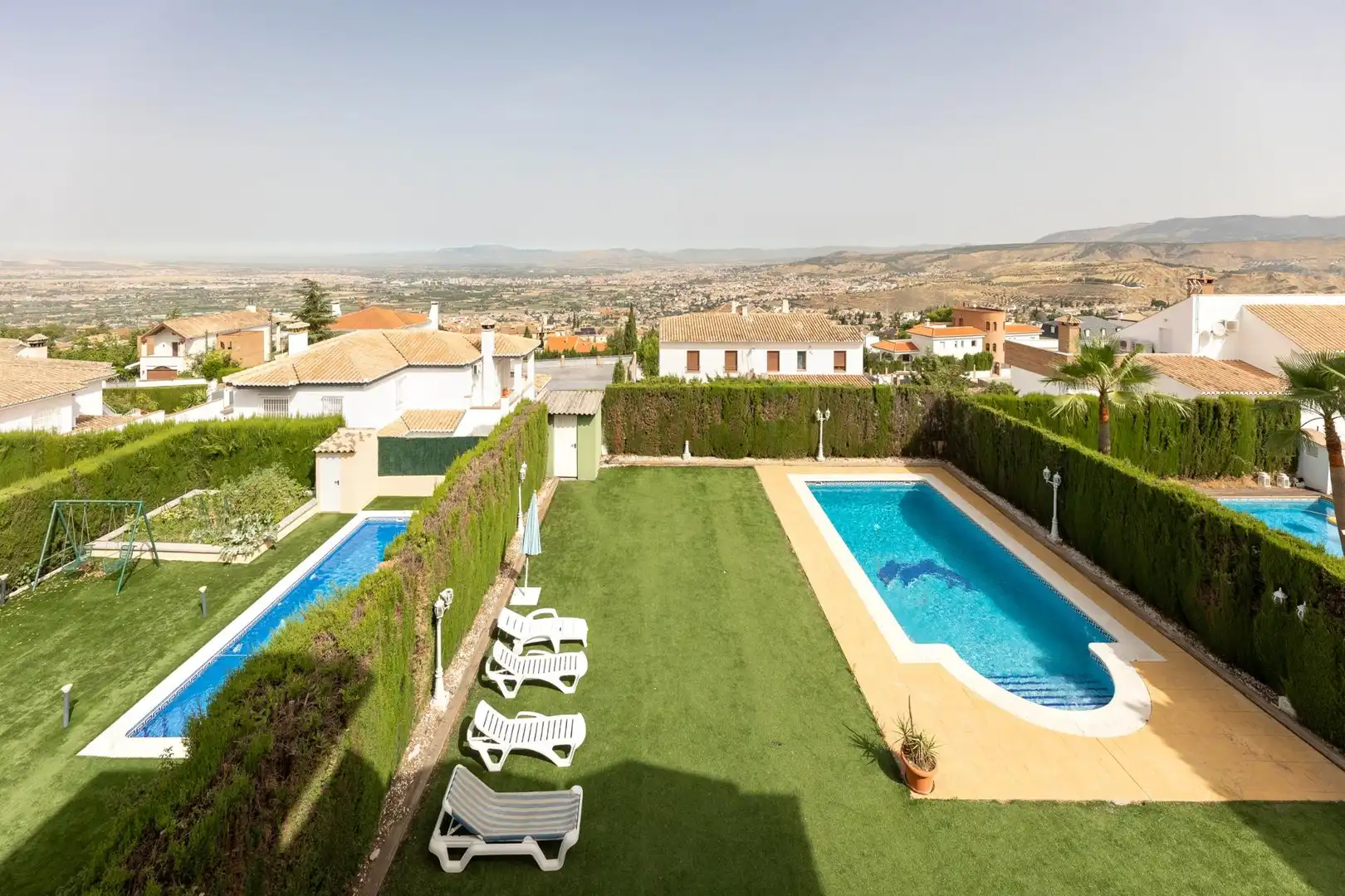 Swimming pool of Houses for sale in Monachil  with Air Conditioner, Heating and Private garden