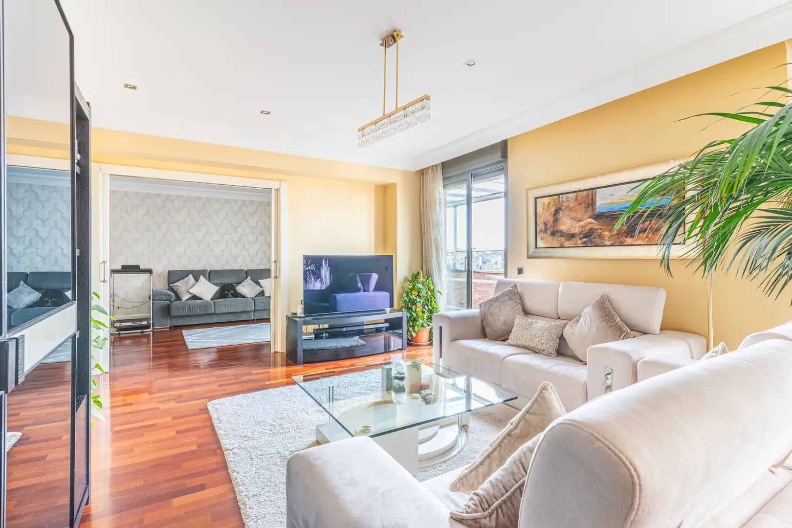 Wohnzimmer von Dachboden zum Verkauf in Majadahonda mit Klimaanlage, Heizung und Terrasse
