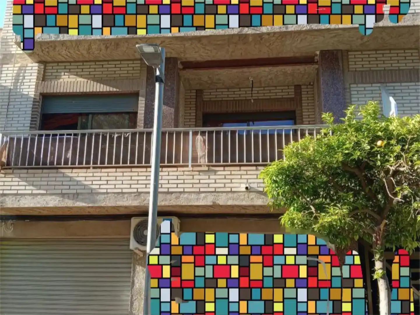 Vista exterior de Piso en venta en Alcantarilla con Trastero, Horno y Balcón
