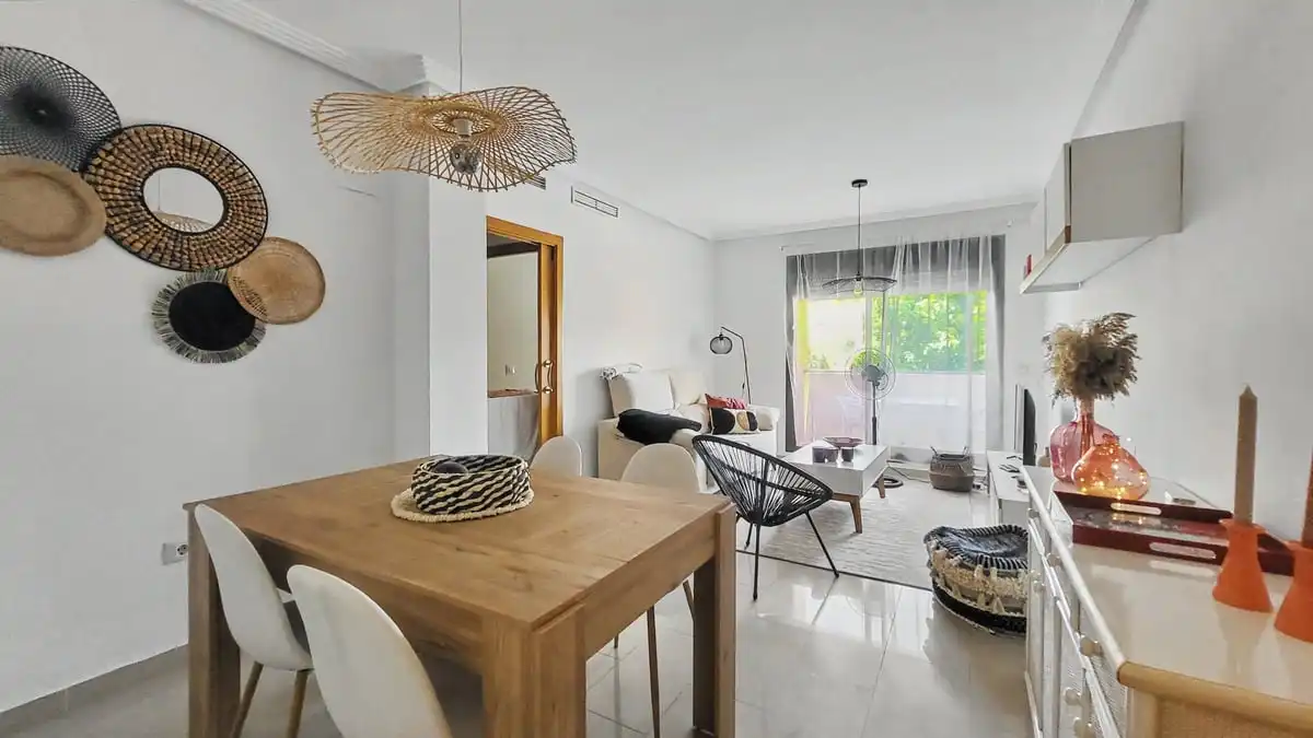 Sala de estar de Apartamento en venta en Pedreguer con Aire acondicionado, Calefacción y Jardín privado