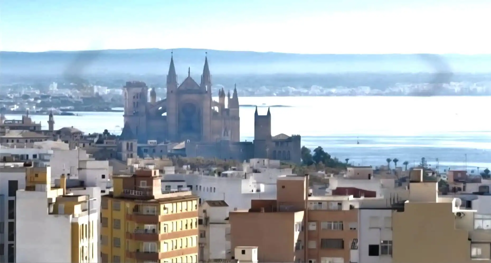 Vista exterior de Àtic en venda en  Palma de Mallorca amb Aire condicionat, Calefacció i Terrassa