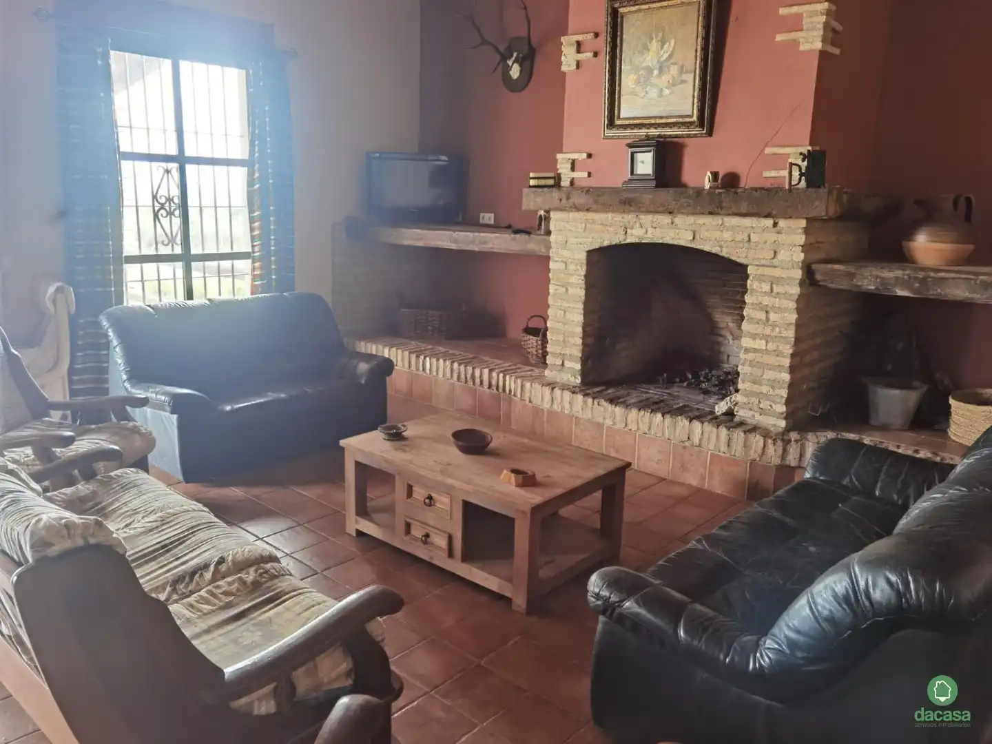Sala de estar de Casa o chalet en venta en Moguer con Amueblado