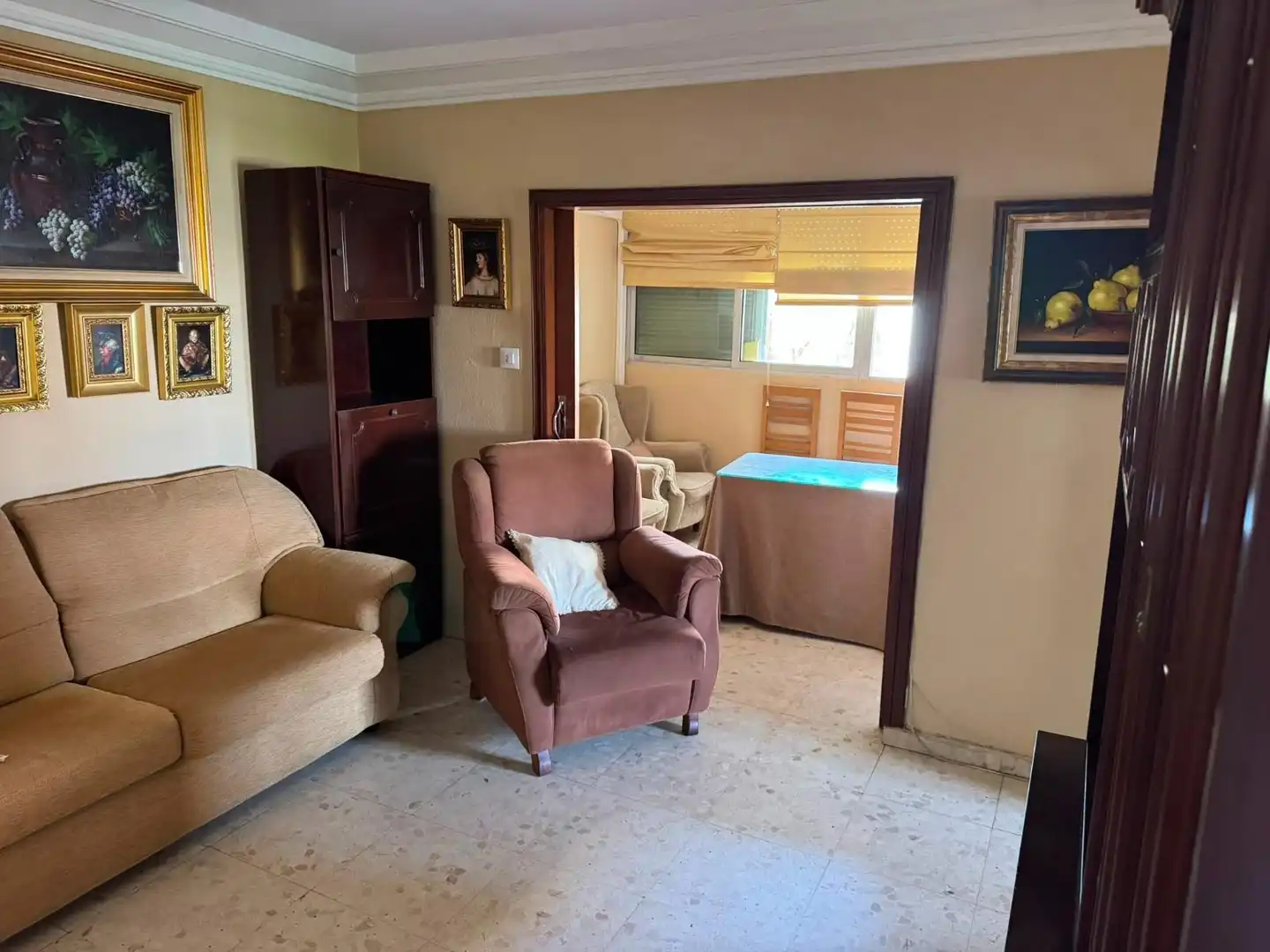 Sala de estar de Piso en venta en Jerez de la Frontera con Amueblado