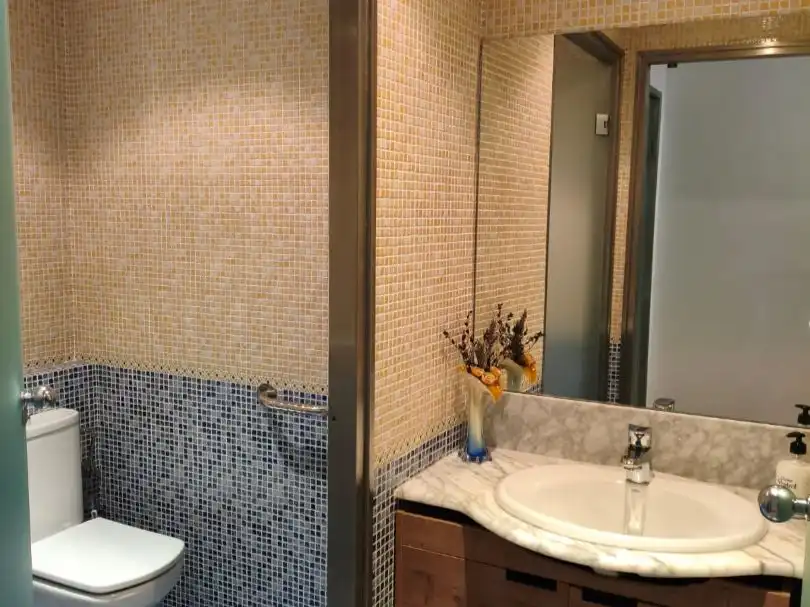 Bathroom of Commercial properties for rent in Madrid  with Air Conditioner and Furnished