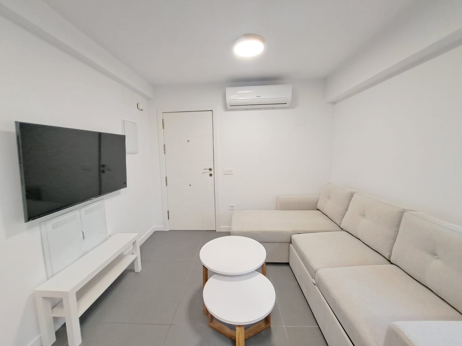 Living room of Flat to rent in Málaga Capital  with Air Conditioner and Furnished