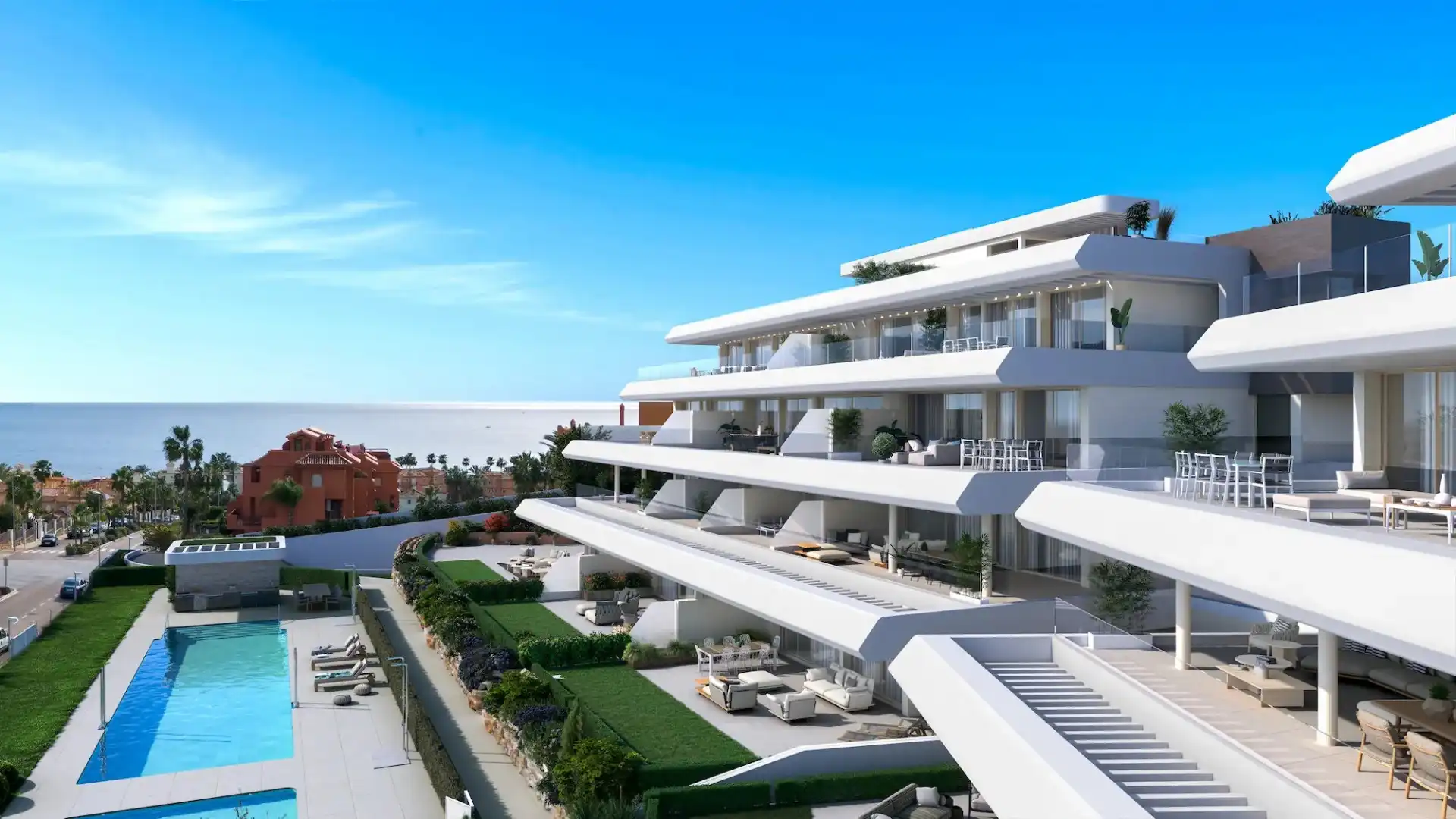 Apartment mit Pool zum Verkauf in Estepona Pueblo