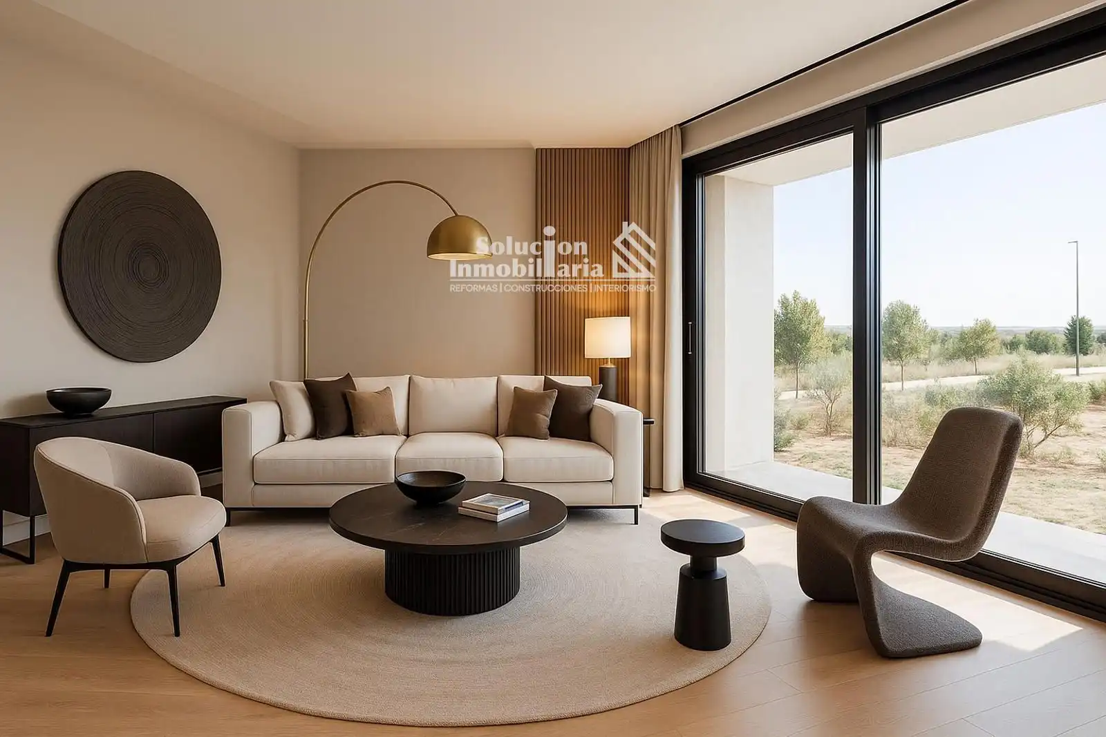 Sala de estar de Casa adosada en venta en Carbajosa de la Sagrada con Calefacción, Terraza y Trastero