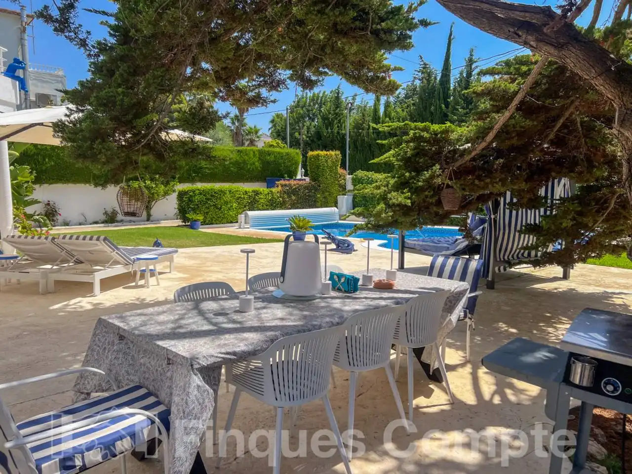 Terrassa de Casa o xalet en venda en Roda de Berà amb Aire condicionat, Jardí privat i Terrassa