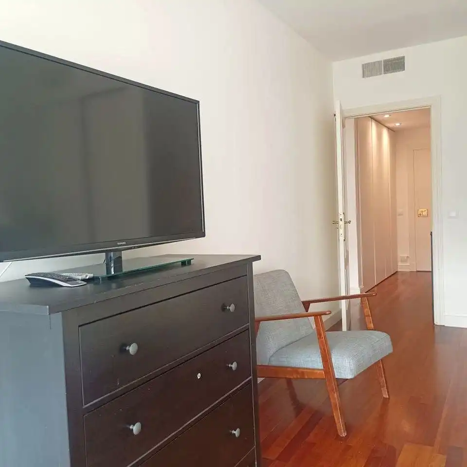 Wohnzimmer von Wohnungen zur Miete in Madrid mit Klimaanlage, Möbliert und Internet