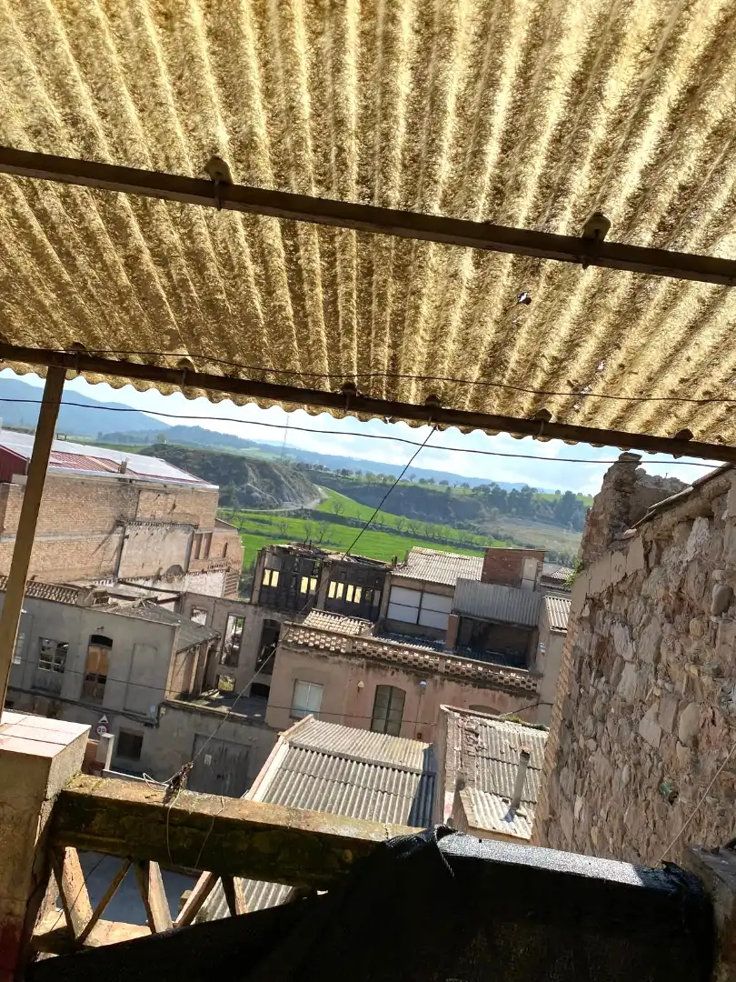Vista exterior de Casa adosada en venta en Igualada con Trastero y Balcón