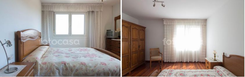 Bedroom of Flat to rent in A Baña    with Furnished
