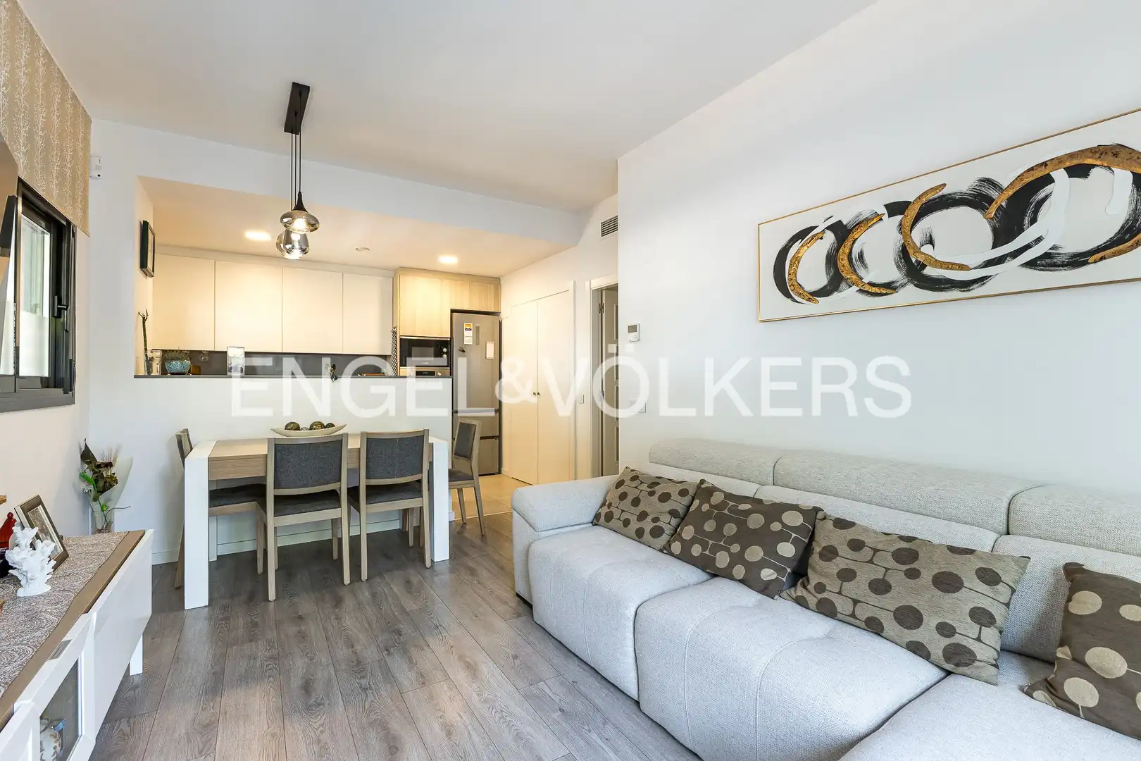 Living room of Apartments for sale in Pallejà  with Air Conditioner, Heating and Terrace