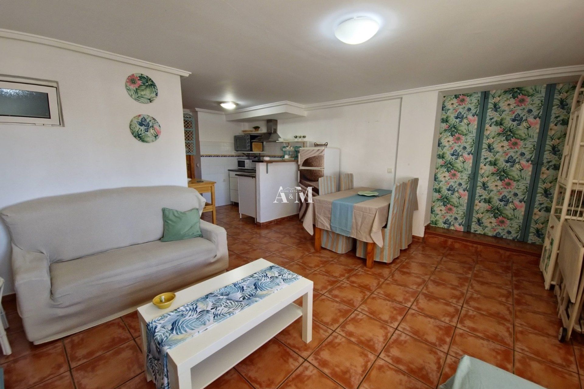 Living room of Planta baja to rent in Pilar de la Horadada  with Heating, Furnished and Oven