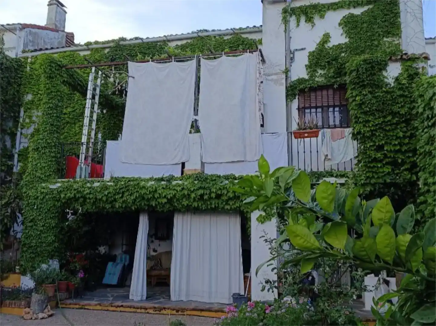 Jardí de Casa adosada en venda en Cortegana amb Jardí privat, Traster i Piscina