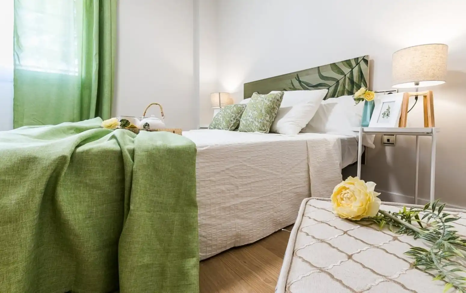 Schlafzimmer von Wohnung zum Verkauf in Terrassa mit Klimaanlage, Heizung und Parkett