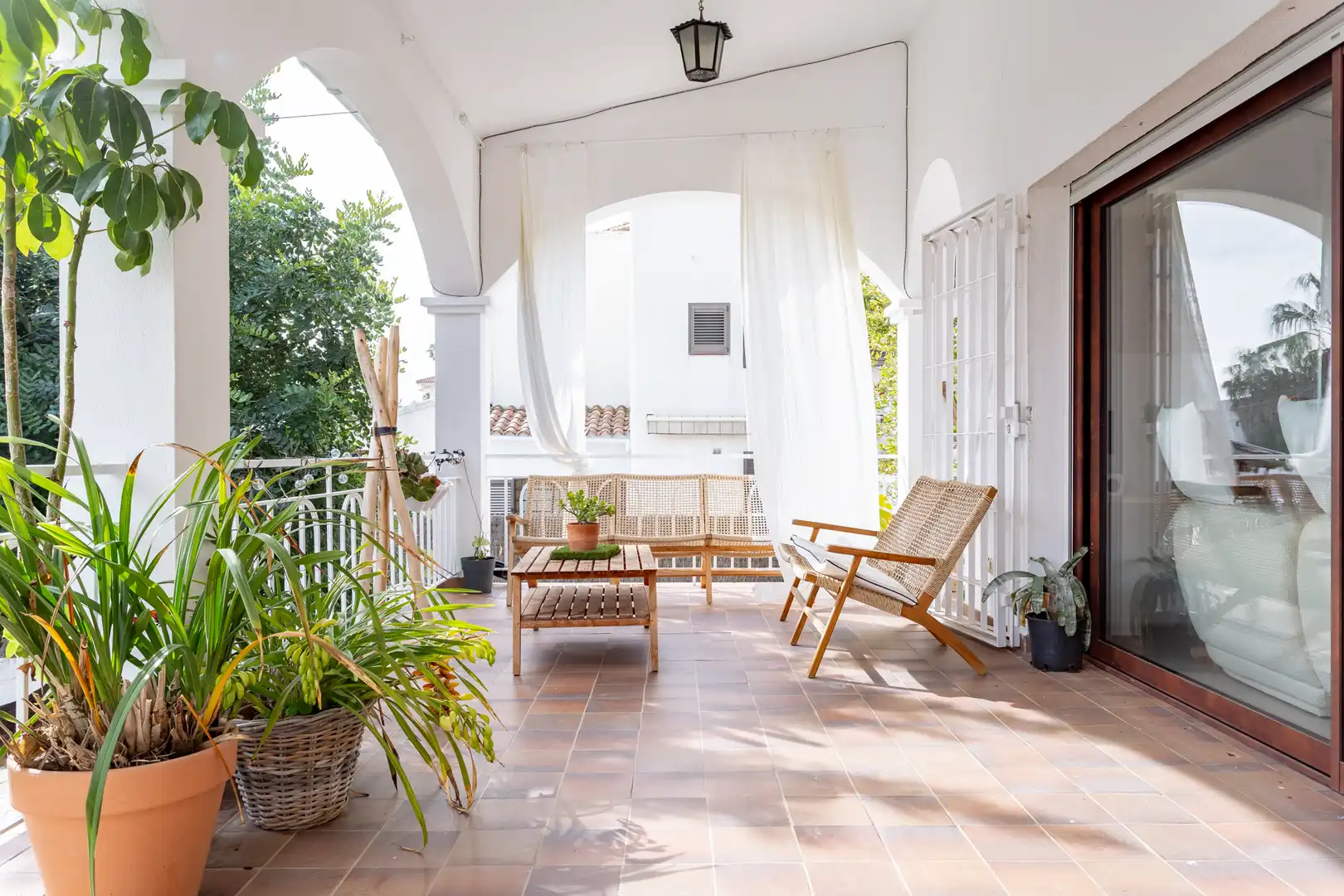 Terrassa de Casa o xalet en venda en Cunit amb Aire condicionat, Calefacció i Jardí privat