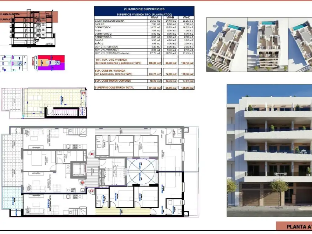 Penthouse with pool for sale in Centro, imagen 14