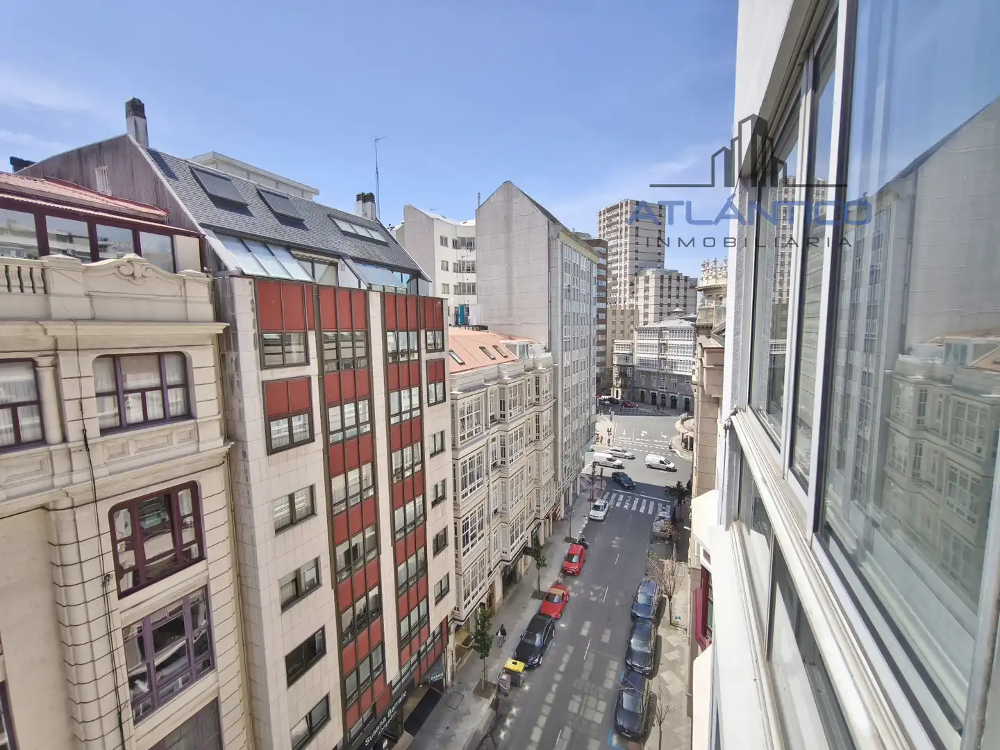 Exterior view of Flat for rent in A Coruña Capital   with Heating, Parquet flooring and Furnished