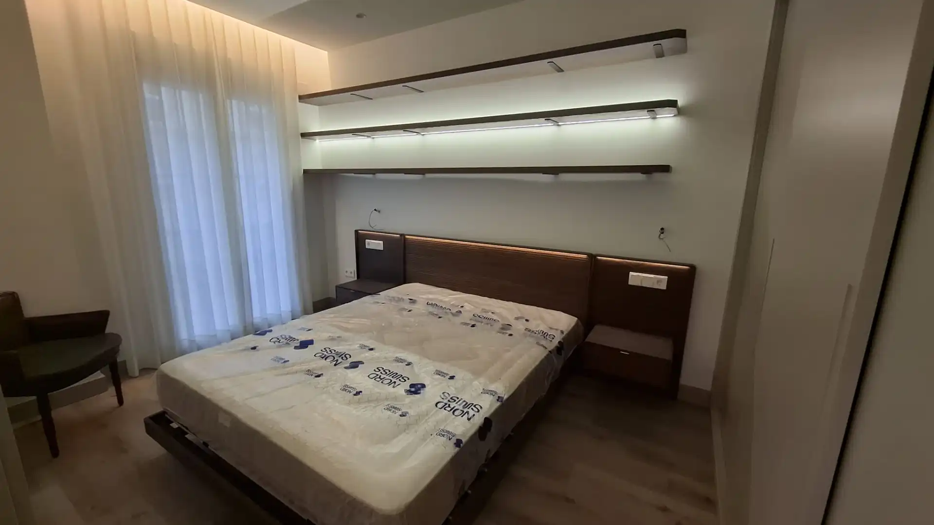 Schlafzimmer von Wohnungen zur Miete in Málaga mit Klimaanlage, Möbliert und Ofen