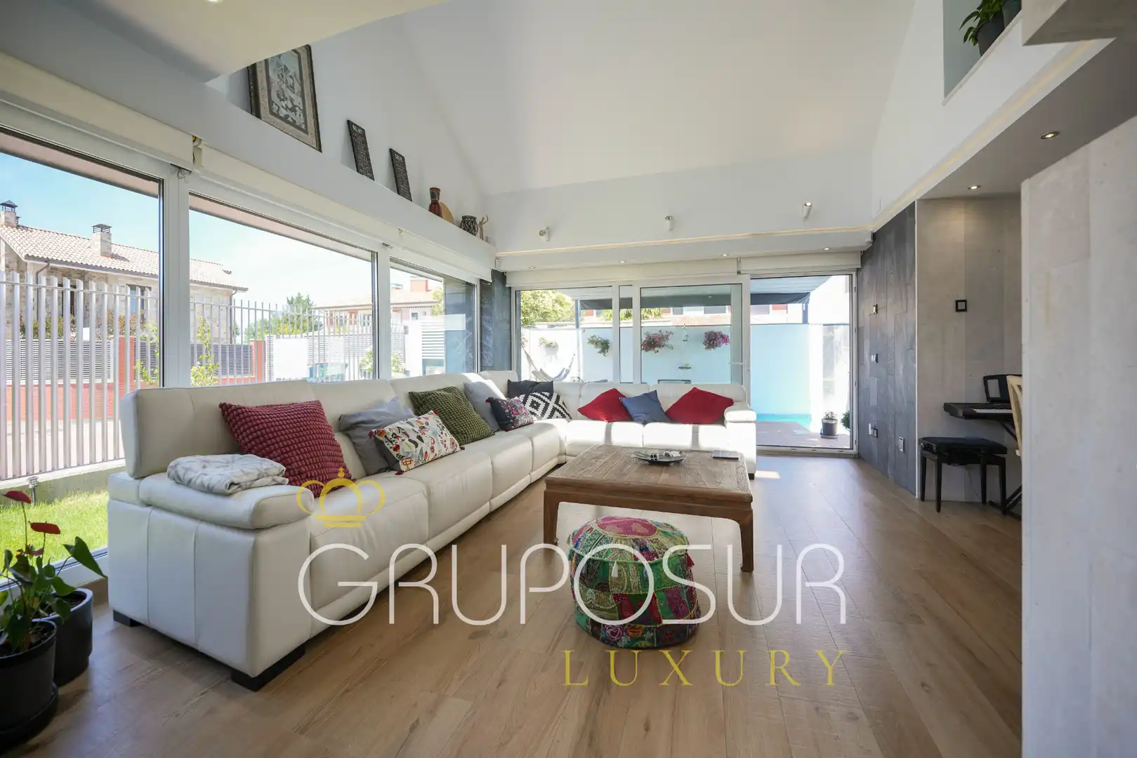 Sala de estar de Casa o chalet en venta en Valladolid con Aire acondicionado, Calefacción y Jardín privado
