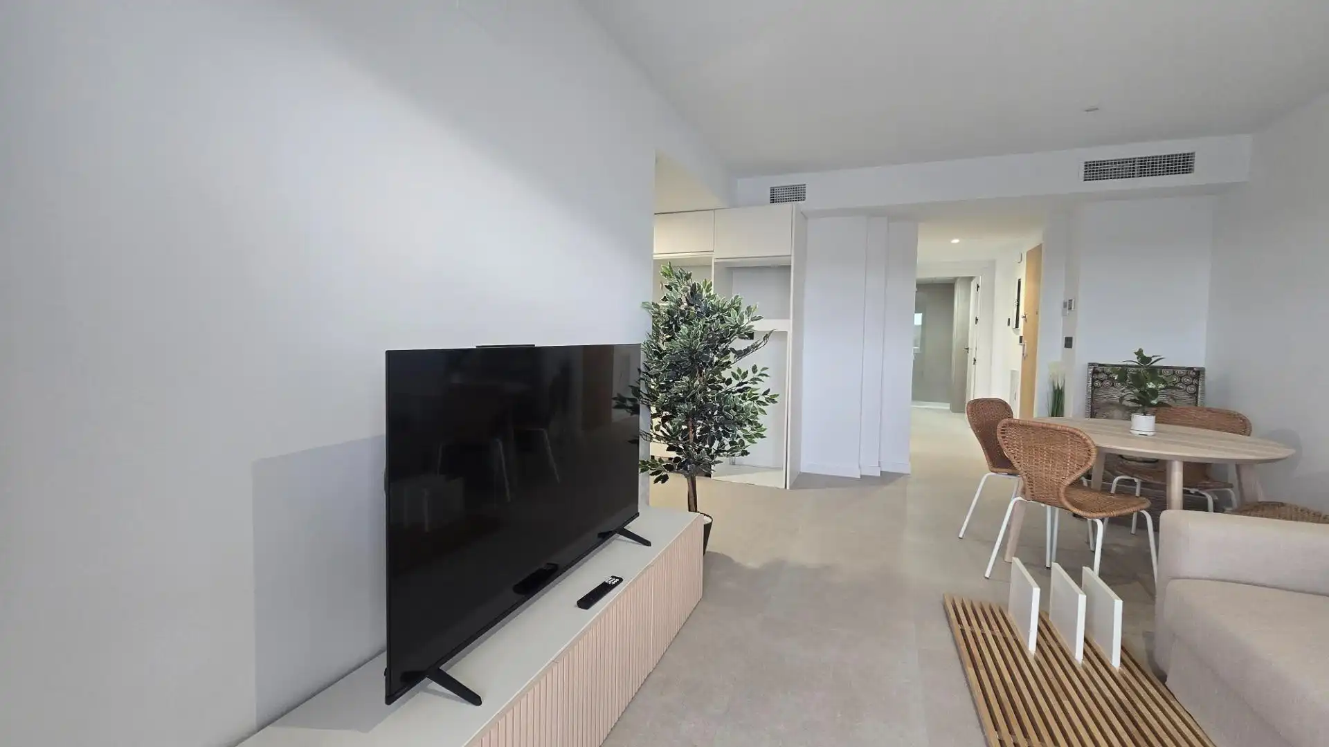 Sala d'estar de Apartament en venda en Mutxamel amb Terrassa i Piscina comunitària