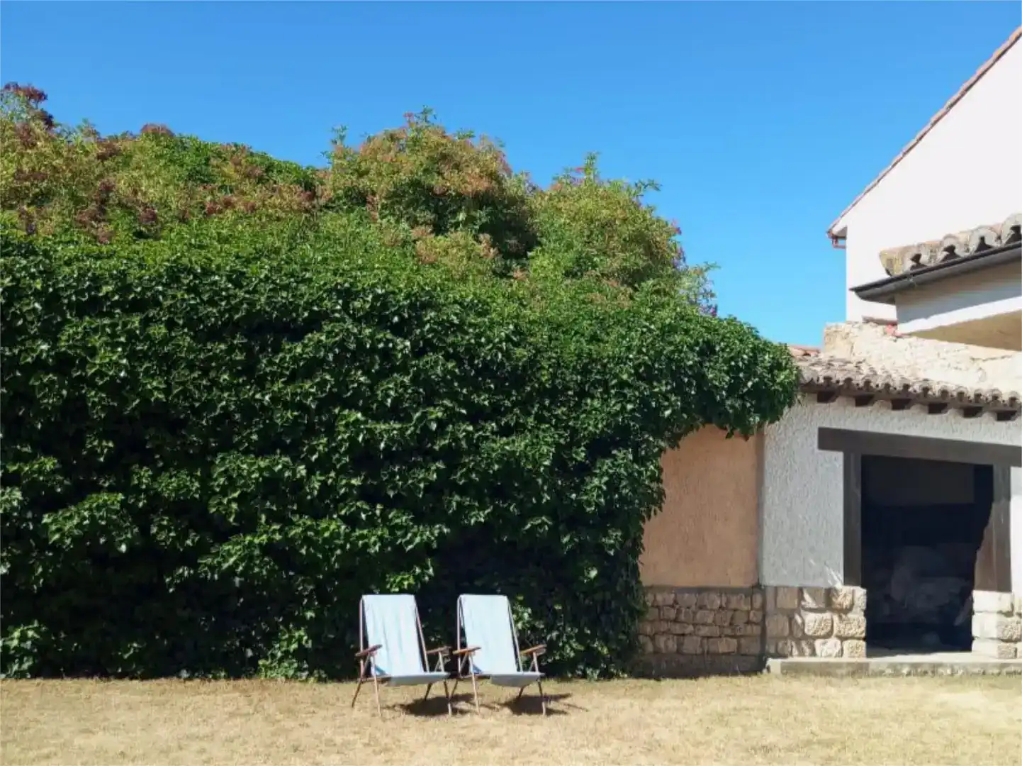 Jardí de Casa adosada en venda en Cubillas de Santa Marta amb Jardí privat, Traster i Moblat