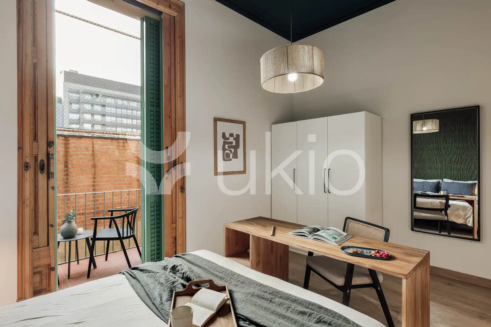 Bedroom of Apartments for rent in Barcelona  with Air Conditioner, Heating and Furnished