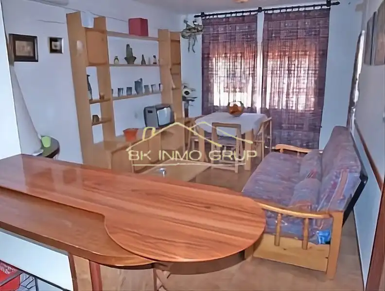 Sala d'estar de Apartament en venda en Peñíscola / Peníscola amb Terrassa, Moblat i Piscina comunitària