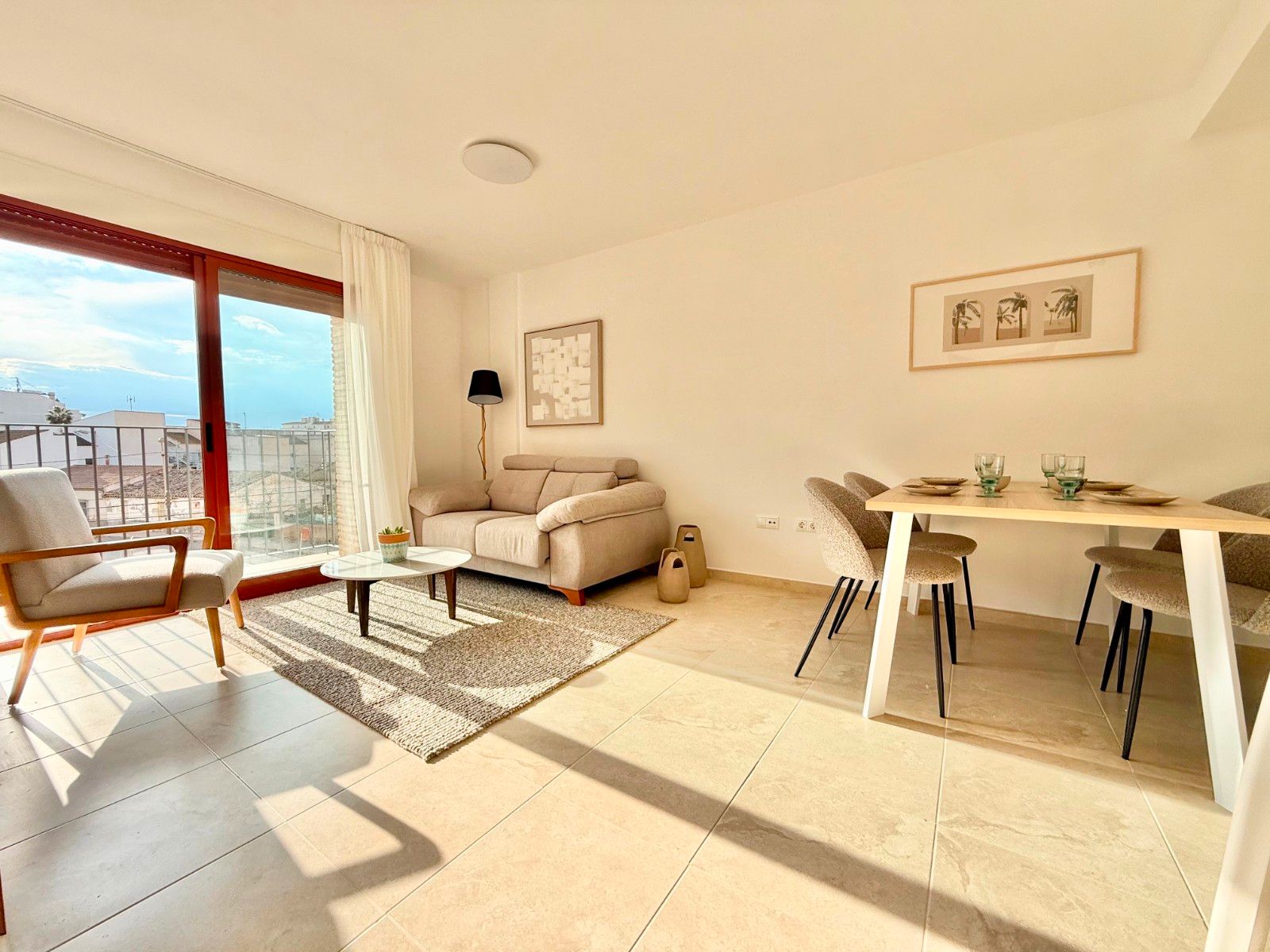 Sala d'estar de Pis en venda en  Murcia Capital amb Aire condicionat, Jardí privat i Terrassa