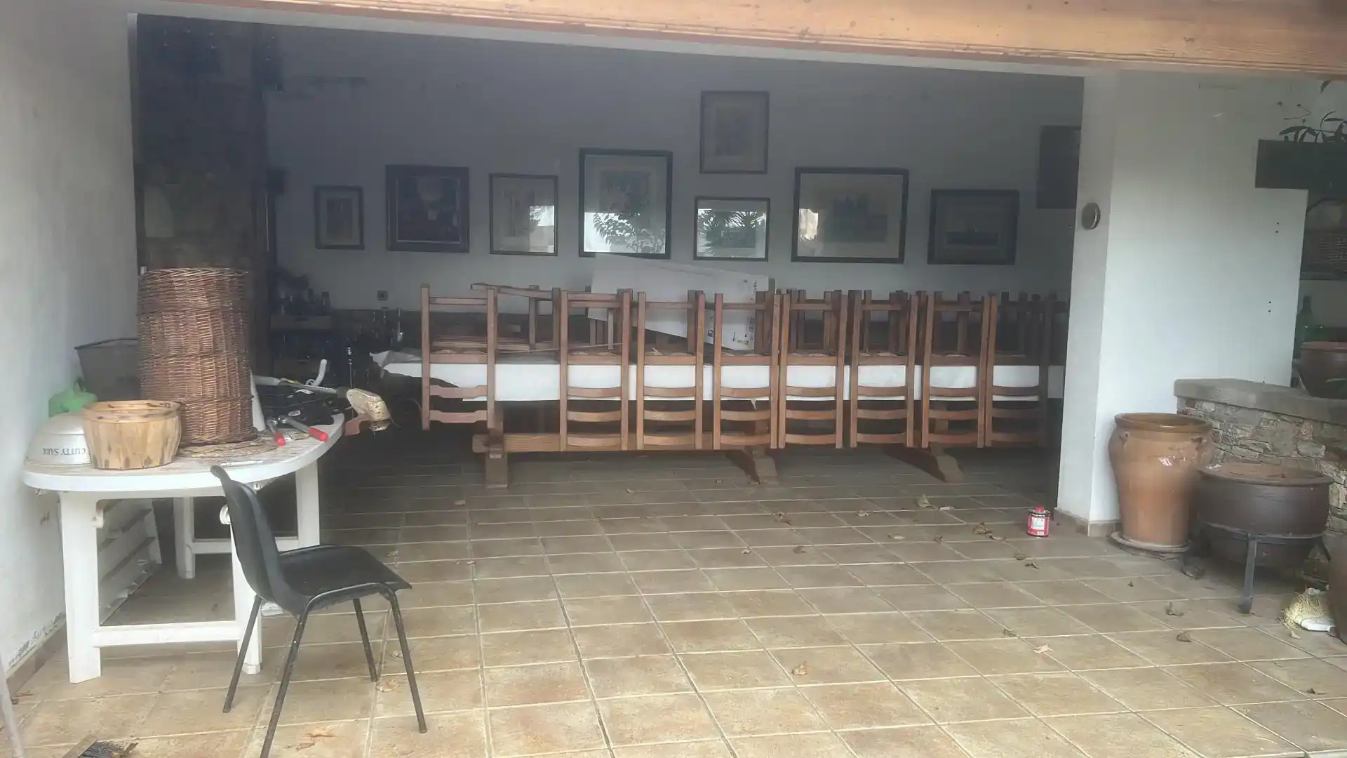 Menjador de Casa o xalet en venda en Teià amb Aire condicionat, Piscina i Balcó