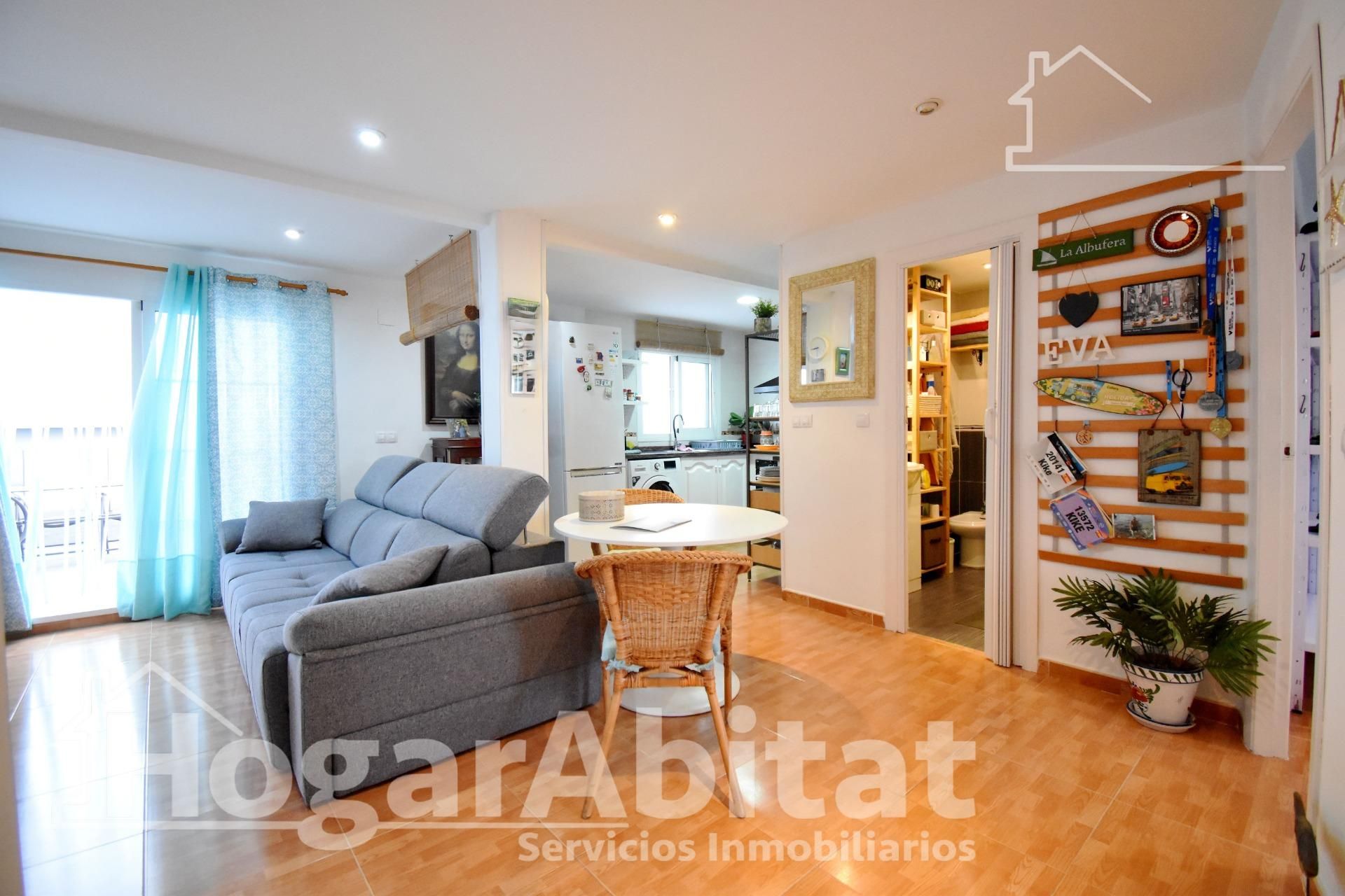Living room of Attic for sale in Cullera  with Air Conditioner, Terrace and Storage room