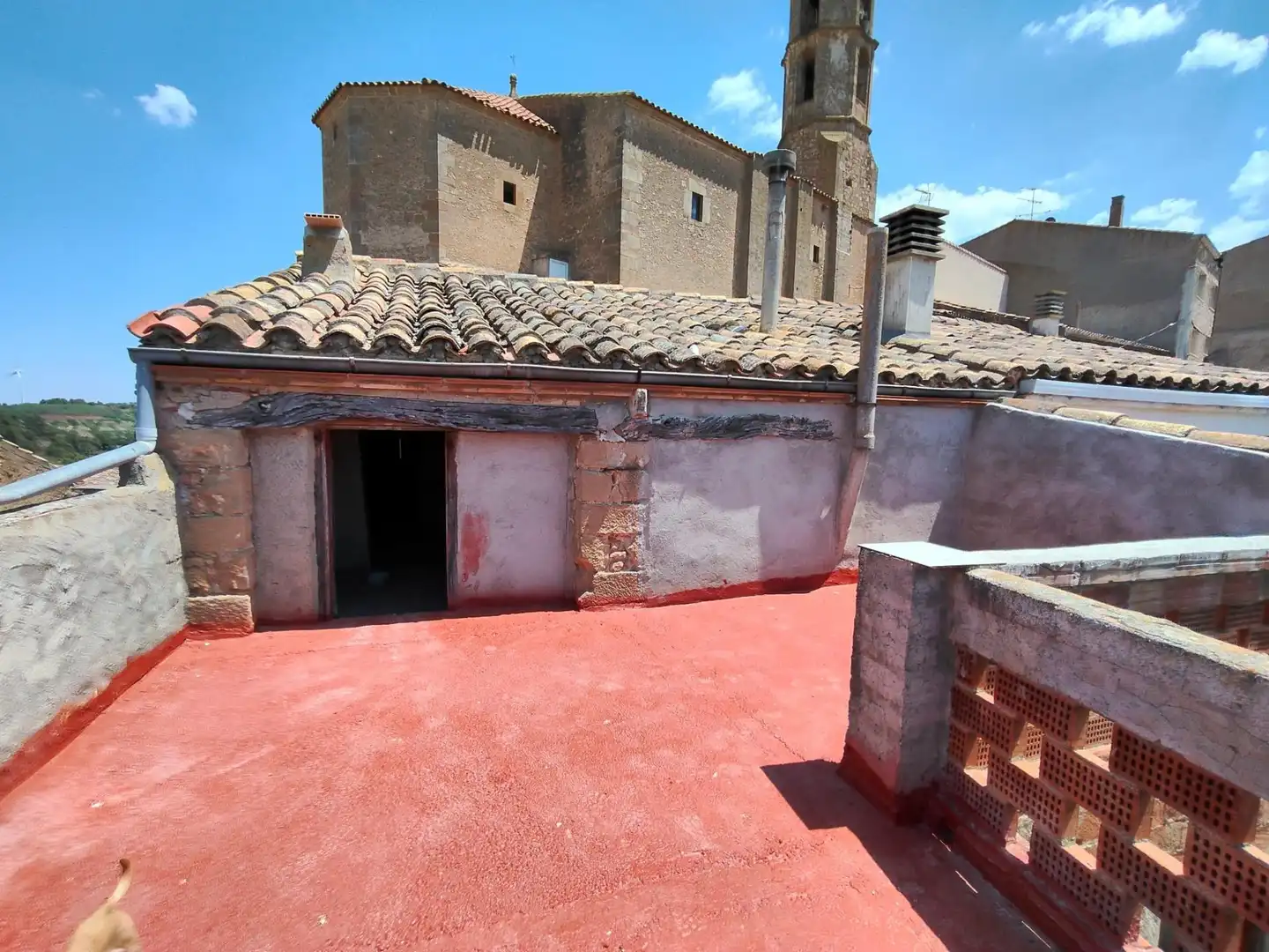 Terrassa de Finca rústica en venda en Bellaguarda amb Terrassa, Traster i Balcó