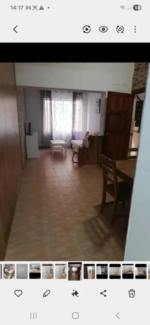 Sala de estar de Piso de alquiler en Almería con Amueblado