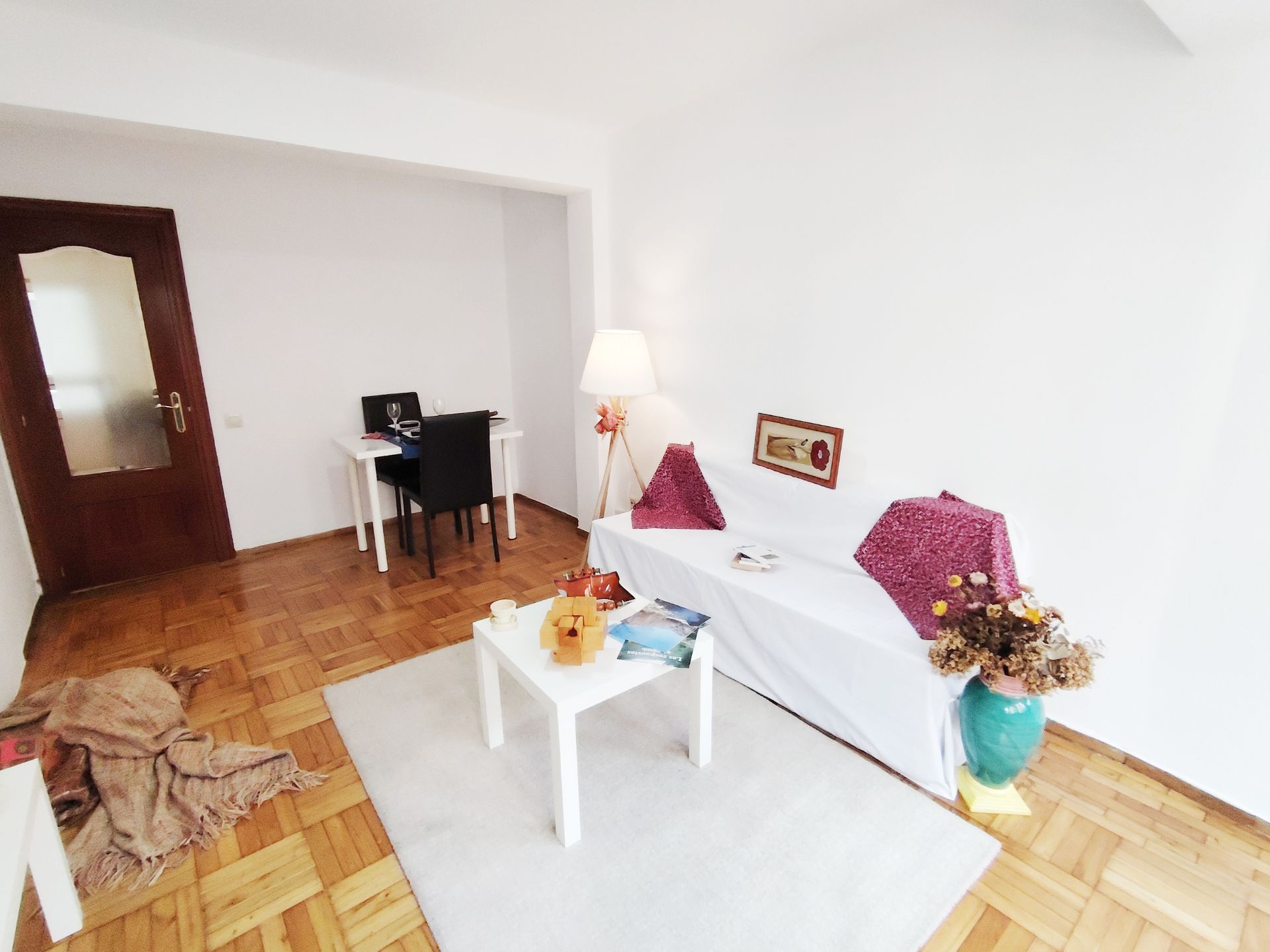 Sala de estar de Piso en venta en Gijón  con Parquet, Horno y Lavadora