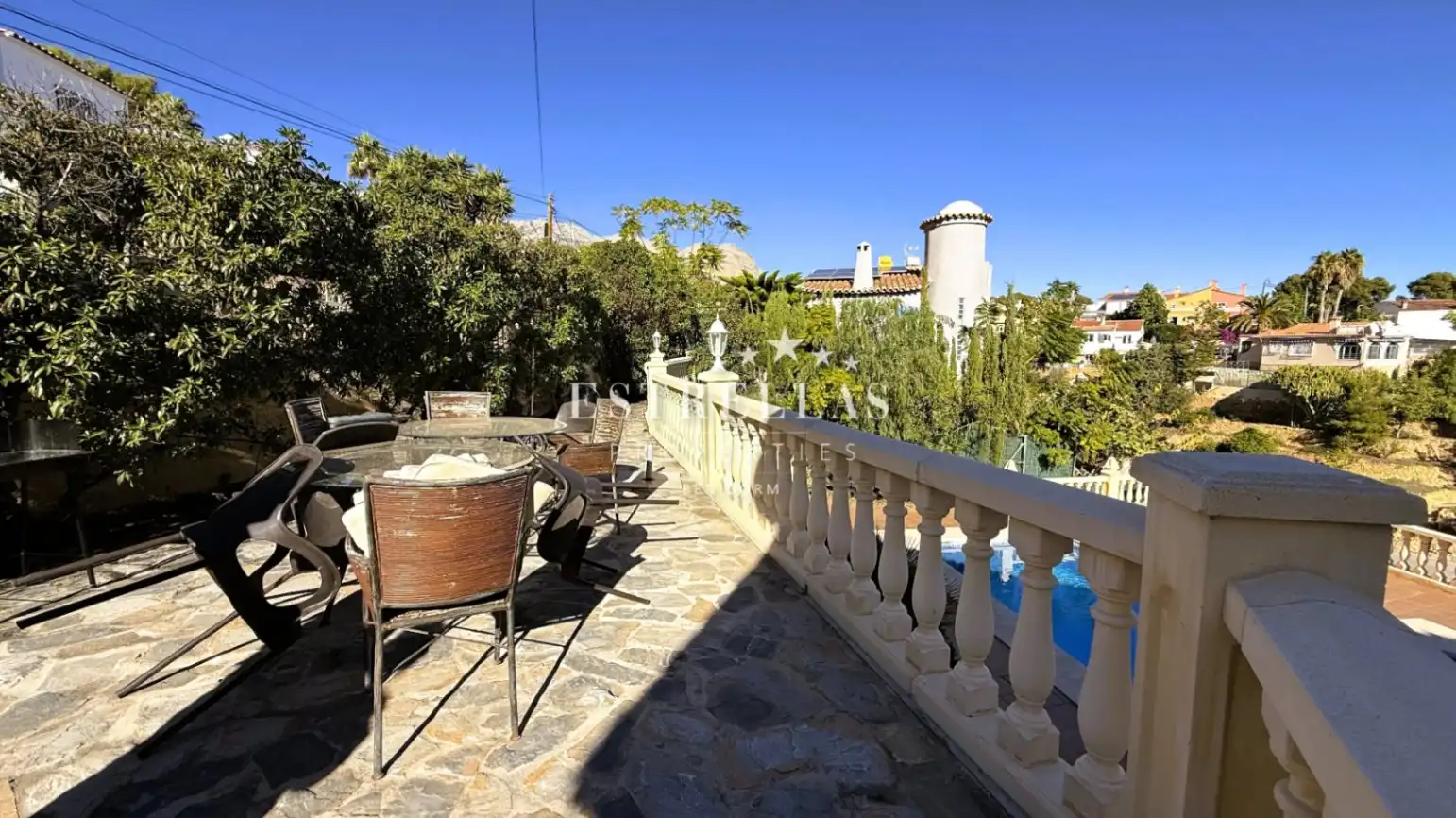 Terraza de Casa o chalet en venta en La Nucia con Aire acondicionado, Calefacción y Jardín privado