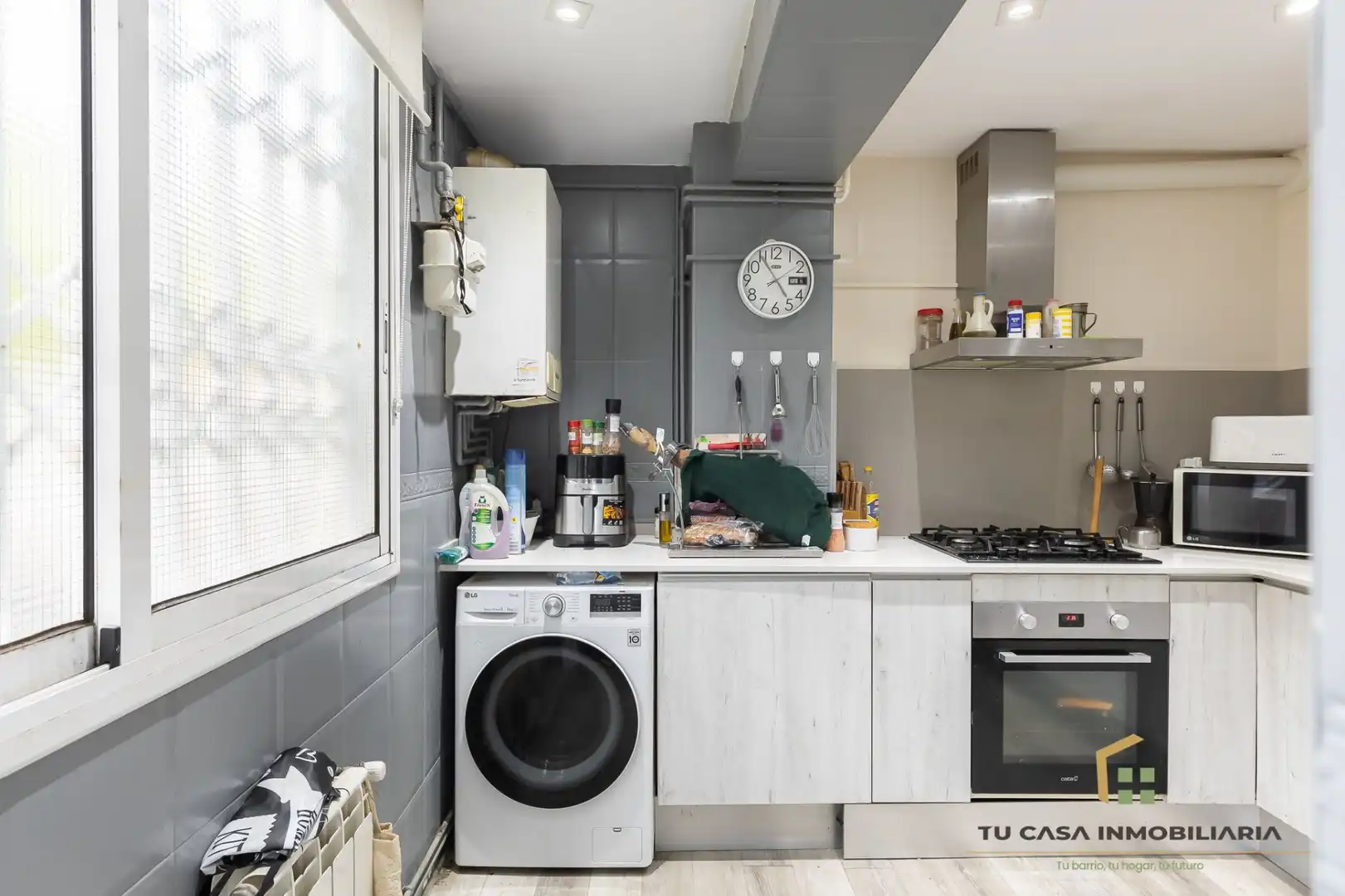 Cocina de Piso en venta en Badalona con Aire acondicionado