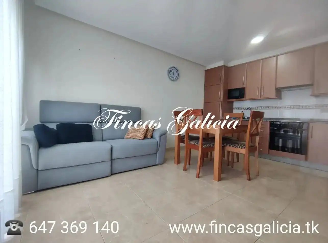 Sala de estar de Apartamento de alquiler en Verín con Calefacción y Amueblado