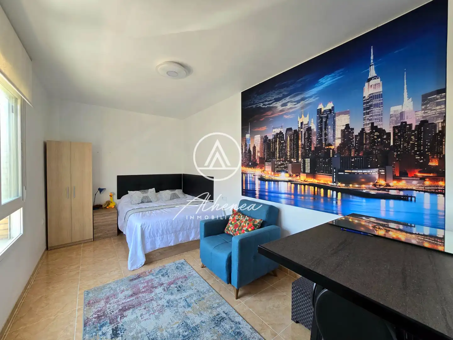 Sala de estar de Piso en venta en Roquetas de Mar con Terraza, Amueblado y Horno