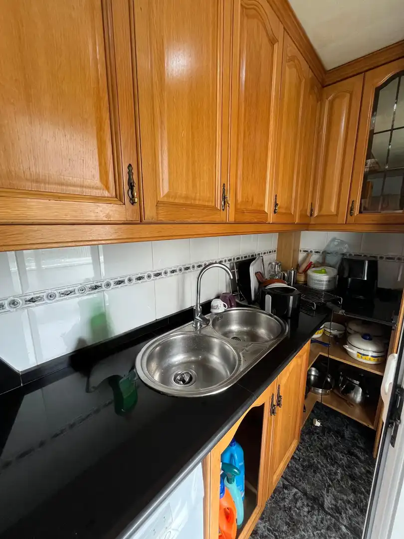Küche von Dachboden zum Verkauf in Sant Boi de Llobregat mit Balkon