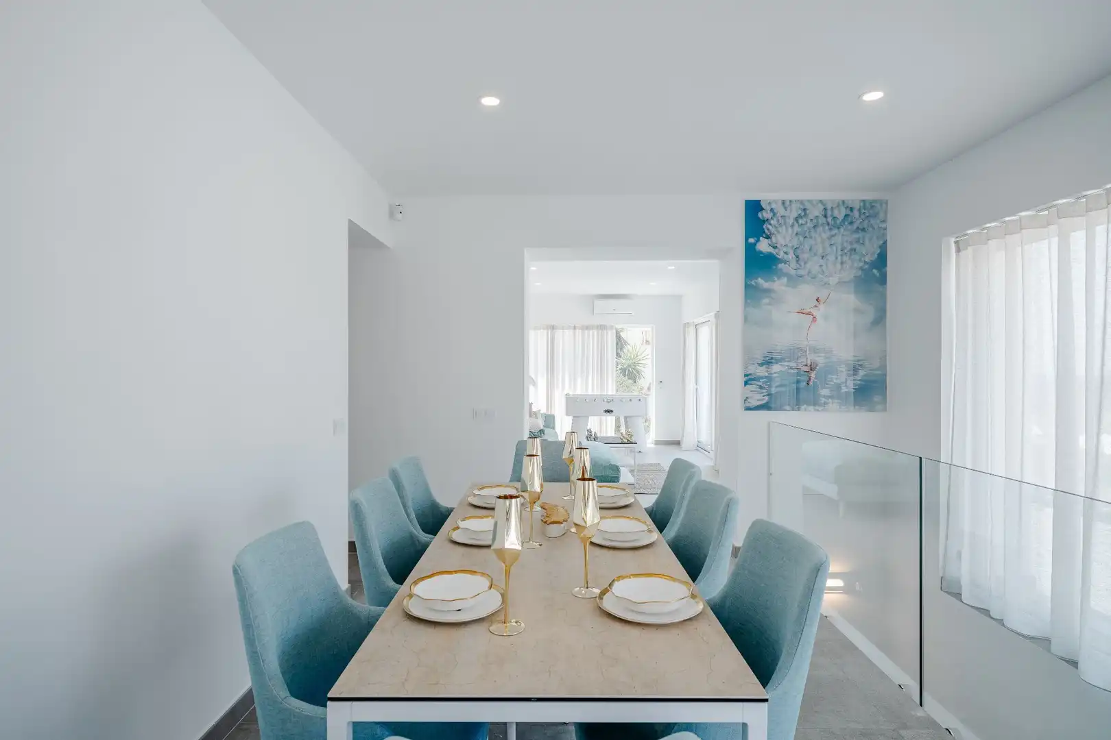 Comedor de Casa o chalet en venta en Calpe / Calp con Aire acondicionado, Jardín privado y Terraza