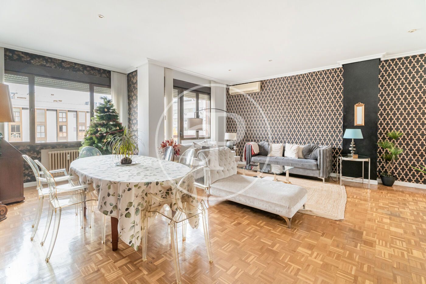 Sala de estar de Piso en venta en  Madrid Capital con Aire acondicionado, Calefacción y Terraza